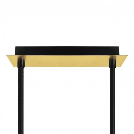 Lampara Ciudad Del Cabo 4l 24w 4000k  Negro/oro Regx85x15 Cm 1920 Lm