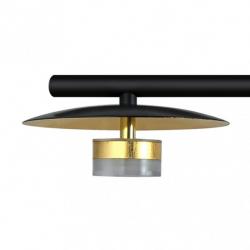 Lampara Ciudad Del Cabo 4l 24w 4000k  Negro/oro Regx85x15 Cm 1920 Lm