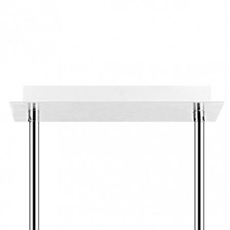 Lampara Ciudad Del Cabo 4l 24w 4000k  Blanco/plata Regx85x15 Cm 1920 Lm