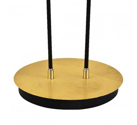 Sobremesa Ciudad Del Cabo 2l 12w 4000k Negro/oro 52x32x15 Cm 1080 Lm Dirigible Y Orientable