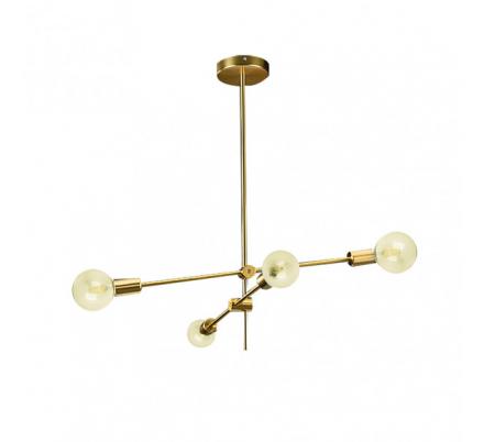 Lampara Jerusalen 4xe27 Bronce 64x71x71 Cm