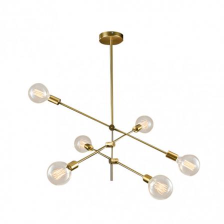 Lampara Jerusalen 6xe27 Bronce 73x81x81 Cm