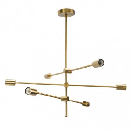 Lampara Jerusalen 6xe27 Bronce 73x81x81 Cm