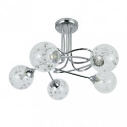 Lampara Rio De Janeiro 5xg9 Cromo 29x42x42 Cm