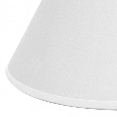 Pantalla Clara E27 Blanca 40dx20dx26h Conica Cerrada
