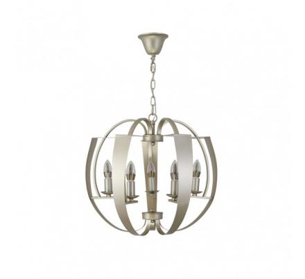 Colgante Capuchina 5xe14 Champagne Regx53x53 Cm