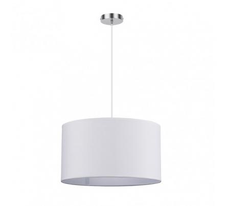 Colgante Chanza 2xe27 Cromo/blanco Regx40x40 Cm