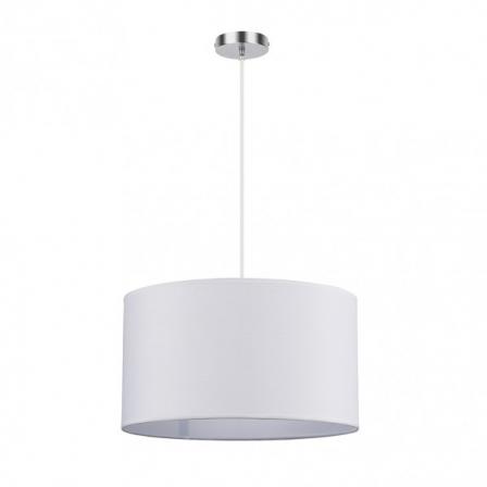 Colgante Chanza 2xe27 Cromo/blanco Regx40x40 Cm