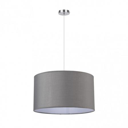 Colgante Chanza 2xe27 Cromo/gris Regx40x40 Cm