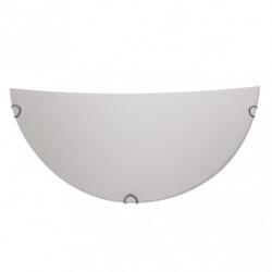 Aplique Media Luna Avis 1xe27 Blanco 25x12,5x7 Cm