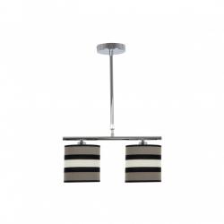 Lampara Karla 2xe14 Topo/beis Regx43x14 Cm