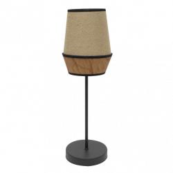 Sobremesa Alto Campana 1xe27 Saco/marron 74x25x25 Cm