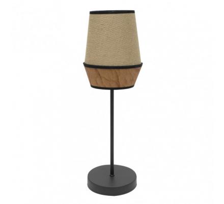 Sobremesa Alto Campana 1xe27 Saco/marron 74x25x25 Cm
