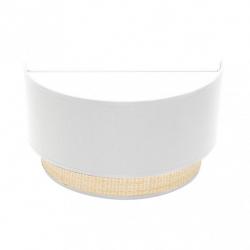 Aplique Kandy 1xe27 Natural/blanco 17x30x15 Cm