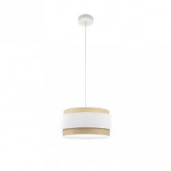 Colgante Kandy 1xe27 Natural/blanco Regx40x40 Cm