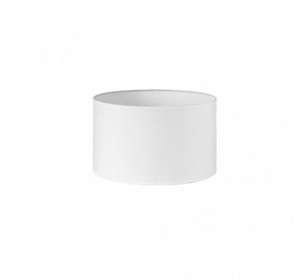 Pantalla Cilindrica Dori E27 Blanca 30Dx30dx20h Cm  Tejido Popelin