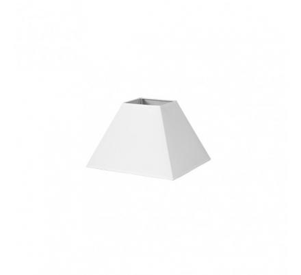 Pantalla Piramide Mezzo E27 Blanco 25dx11dx18h Tejido Popelin