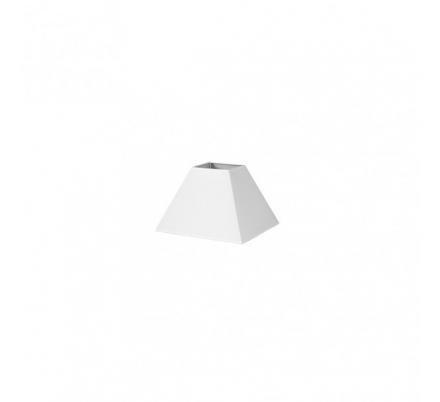Pantalla Piramide Mezzo E27 Blanco 17dx8dx13h  Tejido Popelin
