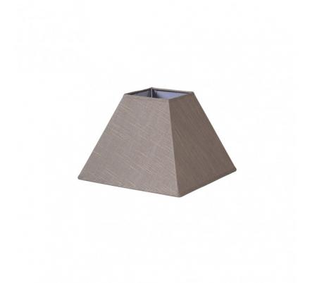 Pantalla Piramide Tenorio E27 Lino Gris 30dx13dx22h