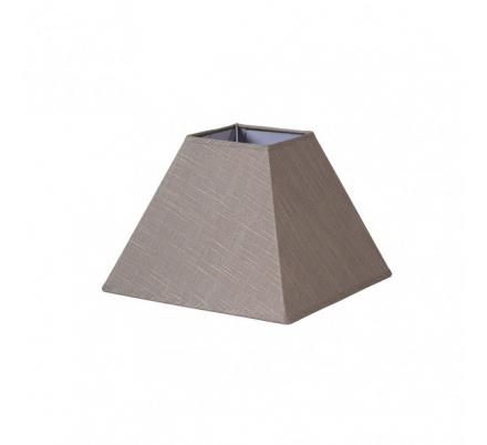 Pantalla Piramide Tenorio E27 Lino Gris 35dx15dx25h