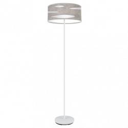 Pie Salon Odra 1xe27 Blanco/cemento Gris 165x40x40 Cm