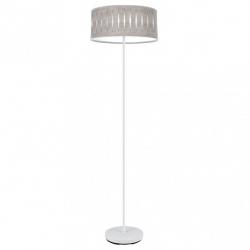 Pie Salon Piron 1xe27 Blanco/cemento Gris 165x40x40 Cm