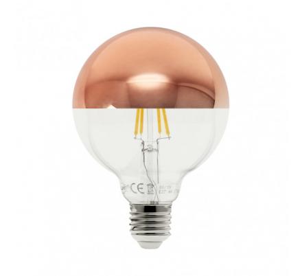 Bombilla 10w 4000k E27 Globo Reflector Oro Rosa 17,5x12,5x12,5 Cm