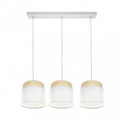 Regleta Kandy 3xe27 Natural/blanco Regx68x19 Cm