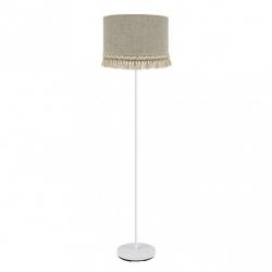 Pie Salon Vera 1xe27 Blanco/beis 163x40x40 Cm