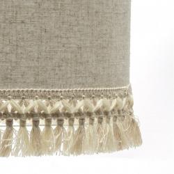 Pie Salon Vera 1xe27 Blanco/beis 163x40x40 Cm