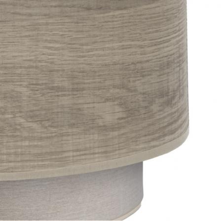 Aplique Tania 1xe27 Madera Gris 15x30x16 Cm