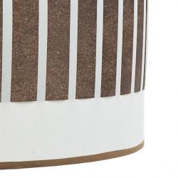 Pie Salon Ivanna 1xe27 Marron/blanco-oxido 163x40x40 Cm