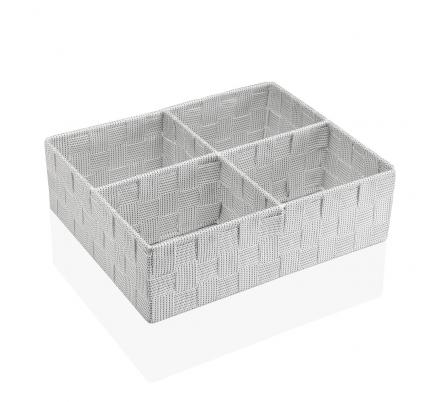 CAJA 4 COMPARTIMENTOS BLANCA
