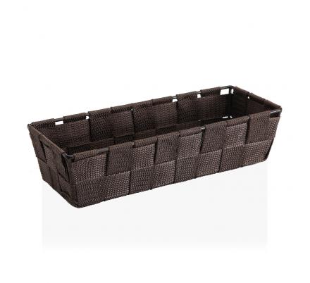 CESTA ALARGADA MARRÓN