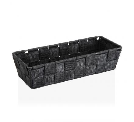 CESTA ALARGADA GRIS OSCURO