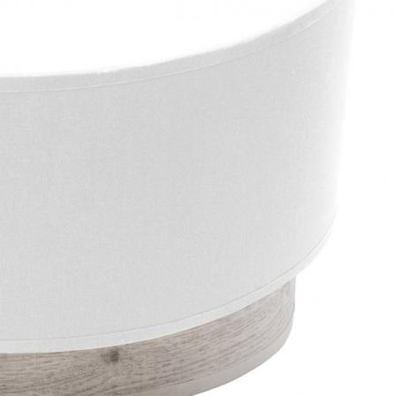 Aplique Tatiana 1xe27 Blanco-madera Gris 17x30x15 Cm