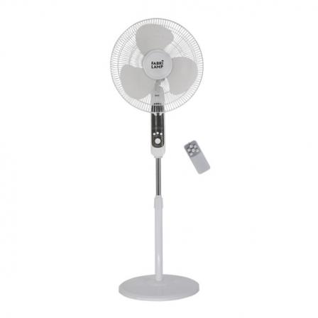Ventilador De Pie Calma Bl.3 Vel.45w.3 Aspas  43 D C/ Remoto.temporizador 0,5h-7,5h