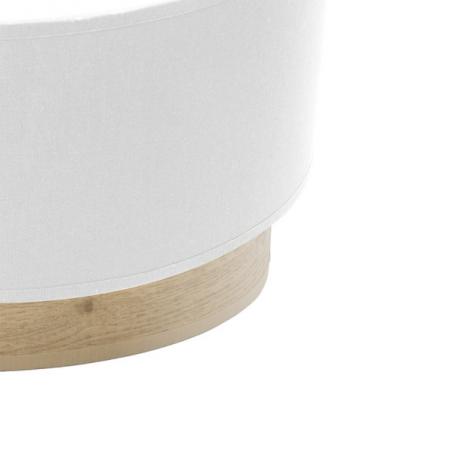 Aplique Olga 1xe27 Blanco/madera Clara 15x30x16 Cm