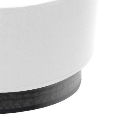 Aplique Olga 1xe27 Blanco/madera Negra 15x30x16 Cm