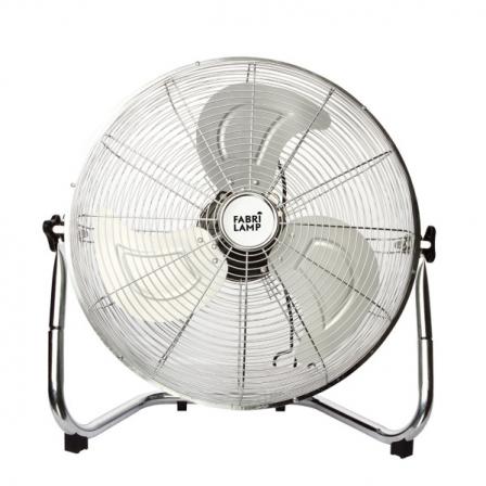 Ventilador Industrial Libis 100w Cromo 52d  3 Velocidades 54x56x22 Cm