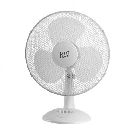 Ventilador Sobremesa Cape Blanco 3 Vel. 40w  Oscilante 3 Aspas Blancas 53x43x25 Cm