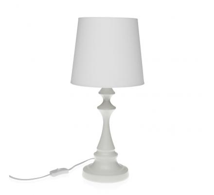 LAMPARA DE MESA GENE BLANCA