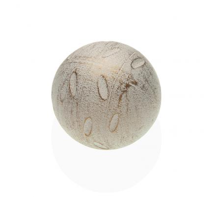 ESFERA DECO. BLANCO Y DORADO