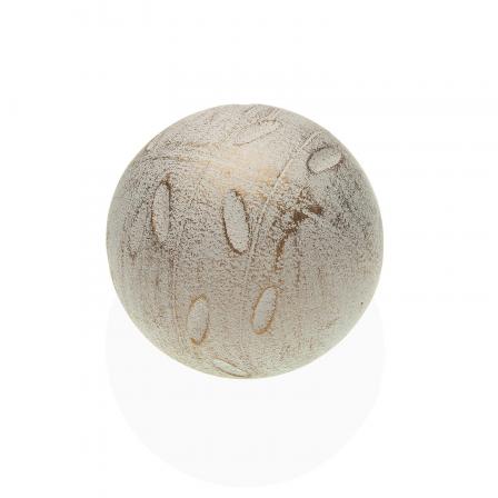 ESFERA DECO. BLANCO Y DORADO