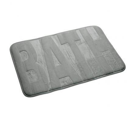 ALFOMBRA BAÑO BATH GRIS