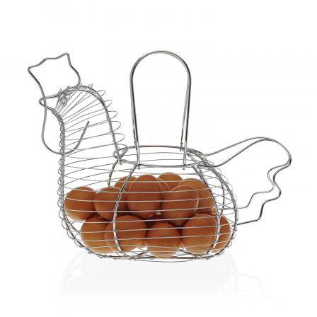 HUEVERA FORMA GALLINA CHROME