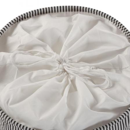 CESTO ROPA CON TAPA NEGRA