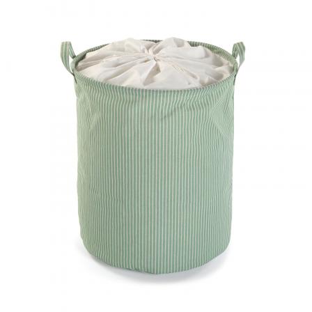CESTO ROPA CON TAPA VERDE