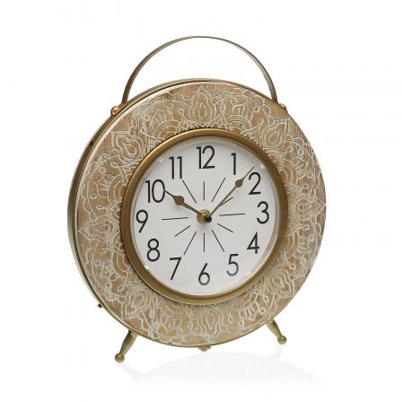 RELOJ MESA MADERA 29,5CM