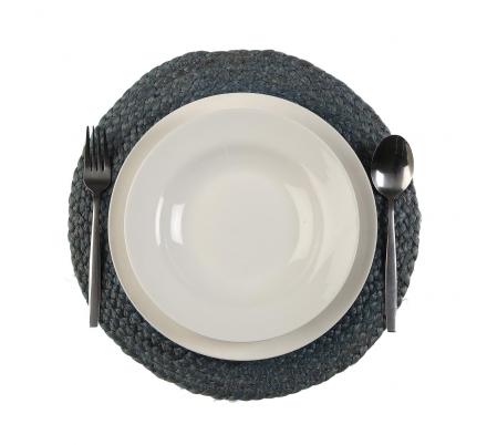 SALVAMANTEL REDONDO GRIS 35CM